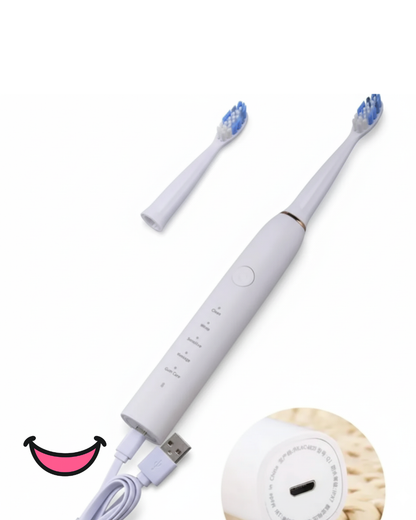 🪥 SmileUp™ HydroClean 5X – Cepillo Ultrasónico Recargable & Waterproof | Limpieza Absoluta