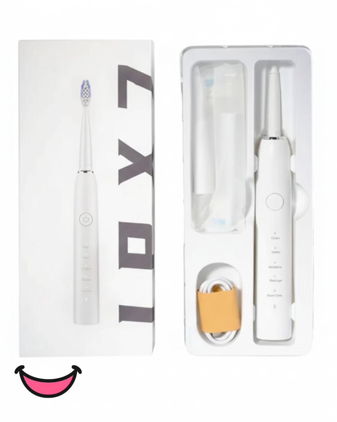 🪥 SmileUp™ HydroClean 5X – Cepillo Ultrasónico Recargable & Waterproof | Limpieza Absoluta