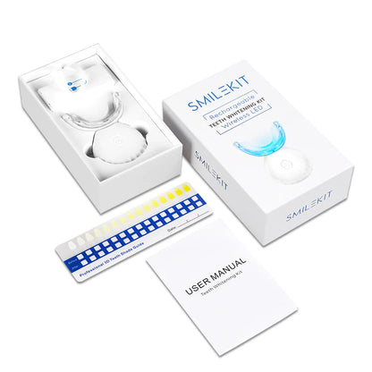 💎 SmileUp™ Diamond Series – Kit Blanqueador Dental LED Inalámbrico | 4 Serums PAP+ Recargables